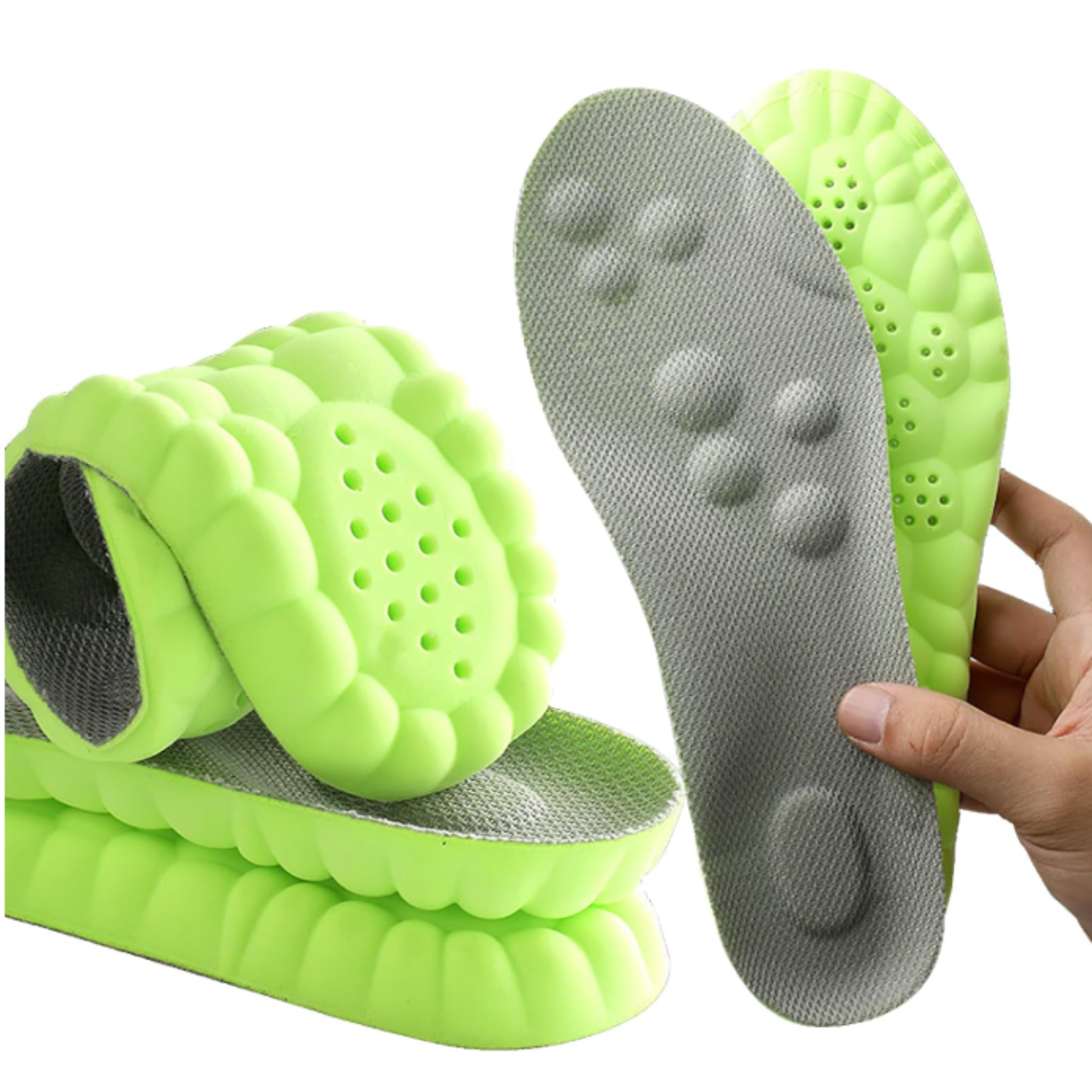 FootRelief™ Plantillas Ortopédicas de Masaje alivian la presión en pies y ayudan a reducir la molestia al caminar
